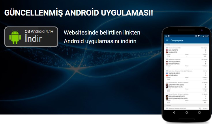 1xbet Android Uygulaması